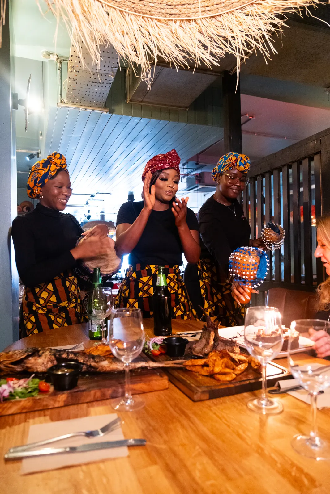 Drumming and a candlelit celebration at Monika